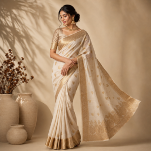 handcrafted saree